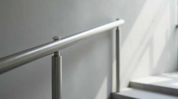Des poteaux inox pour un garde-corps solide et design