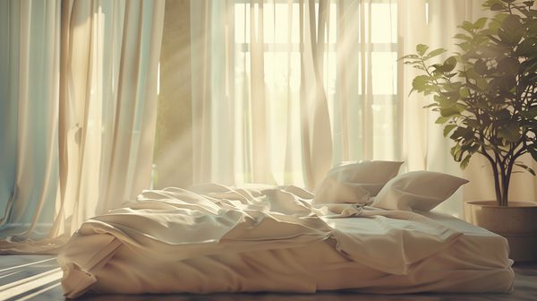 Drap housse haut de gamme pour une chambre apaisante